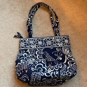 Vera Bradley Morgan purse in Twirly Birds Navy